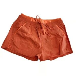 Diesel Mens BMBX Swim Shorts Orange Logo Waistband Size M New